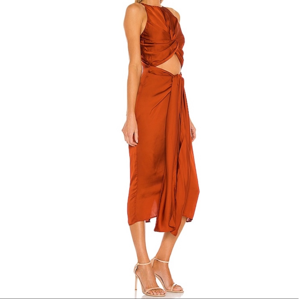 Silk Knotted Dress